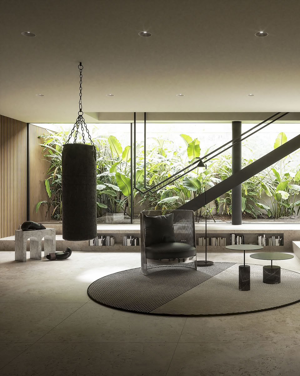 a functional and contemplative space