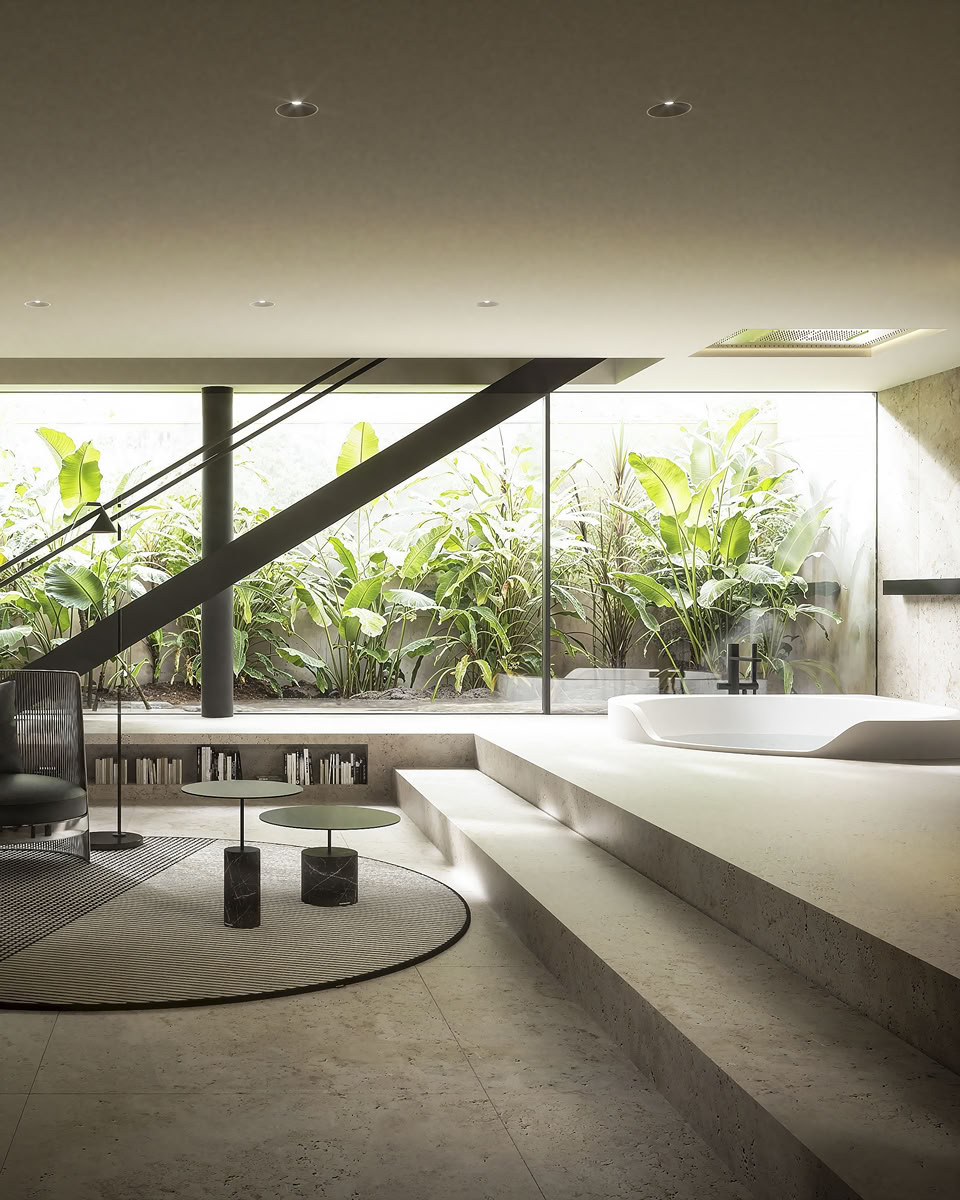 a functional and contemplative space