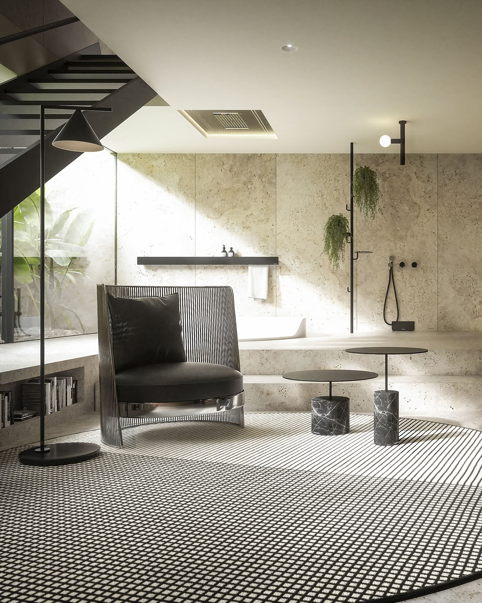 a functional and contemplative space